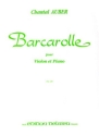 AUBER Chantal Barcarolle violon Partition