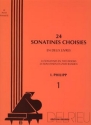PHILIPP Isidor Sonatines choisies (24) Vol.1 piano Partition
