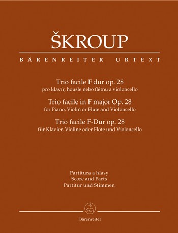 Trio facile F-Dur op.28 fr Violine (Flte), Violoncello und Klavier Stimmen