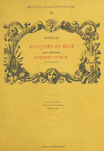 Konzert Es-Dur fr Klarinette und Orchester fr Klarinette und Klavier