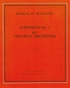 Martinu, Bohuslav, Concerto for Violin and Orchestra Nr. 1 E major (19 for Violin and Orchestra score