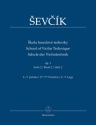 Schule der Violintechnik op.1 Band 2 fr Violine (tschech/en/dt)
