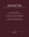 Tagebuch eines Verschollenen fr Tenor, Alt, 3 Frauenstimmen und Klavier Partitur (tschech/en/dt)