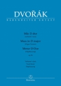 Messe D-Dur op.86 fr Soli, gem Chor, Orgel, Violoncello ad lib und Kontrabass ad lib Orgelauszug (en/tsch/dt)