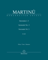 Serenade Nr.3 H218 fr Oboe, Klarinette, 4 Violinen und Violoncello Stimmensatz