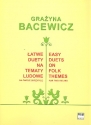 Easy Duets on Folk Themes: for 2 violins score