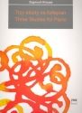 3 Studies for piano