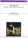 Trio op.67 for flute, clarinet and bassoon score and parts