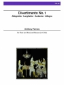 Divertimento No.1 for flute (oboe) and bassoon (cello) score and parts