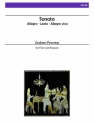 Sonata for flute and bassoon score and parts