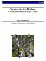 Mendelssohn - Sonata No. 6 in D Minor for Clarinet Choir Clarinet Choir