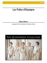 Les Folies d'Espagne for 3 flutes, alto flute and bass flute score and parts