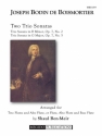 Boismortier, Joseph Bodin de, Two Trio Sonatas Flute Trio