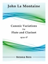La Montaine, John, Canonic Variations Chamber Music