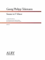 Georg Philipp Telemann, Sonata in F Minor Alto Clarinet and Piano Buch