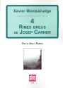 4 rimes breus de Josep Carner per a veu i piano