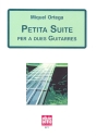Petita suite for 2 guitars score