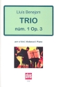 Trio no.1 op.3 for violin, cello and piano parts