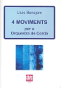 4 Moviments for string orchestra score