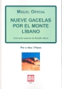9 Gacelas por el monte lbano for voice and piano