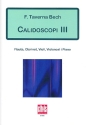 Caleidoscopi no.3 for flute, clarinet, violin cello and piano score and parts