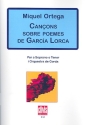 Cancons sobre poemes de Garca Lorca for soprano (tenor) and string orchestra score (kat)
