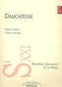 Dalicatesse for piano 4 hands score
