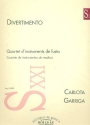 Divertimento fr Flte, Oboe, Klarinette und Fagott Partitur und Stimmen