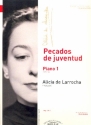 Pecados de juventud vol.1 para piano