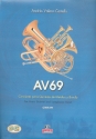 AV69 für 2 Trompeten, Horn, Posaune Tuba und Blasorchester Stimmen