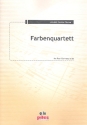 Farbenquartett for 4 clarinets score and parts