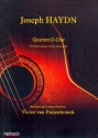 Quartett D-Dur fr Laute (Gitarre), Violine, Viola und Violonello Partitur und Stimmen