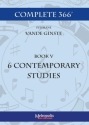 Vande Ginste, Stephane, Complete 366' - Book 5: 6 Contemporary Etudes Piano Solo