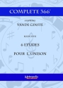 Vande Ginste, Stephane, Complete 366' Book XXII Etudes pour l'Unison Piano Solo