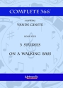 Vande Ginste, Stephane, Complete 366' Book XXIII 3 Studies on Walking  Piano Solo