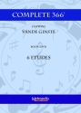 Vande Ginste, Stephane, Complete 366' Book XXVII 6 Etudes Piano Solo