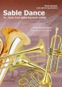 Kaciaturian/Carlier Sable Dance BrassEns/Perc(Brass quintet)