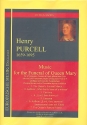 Music for the Funeral of Queen Mary fr gem Chor, 4 Trompeten, Paucken und Orgel Partitur und Instrumentalstimmen