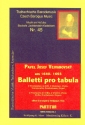 Balletti pro tabula fr 2 Trompeten (B/C), Streicher und Orgel Partitur