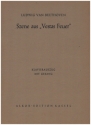 Blick o Herr durch diese Bume fr Vokalquartett und Orchester Klavierauszug