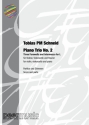 Piano Trio No. 2 (Three Farewells and Intermezzo for L) for violin, violincello and piano score and parts