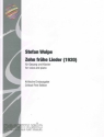 Zehn frhe Lieder (1920) fr Gesang und Klavier