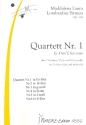 6 Streichquartette fr 2 Violinen, Viola und Violoncello Partitur und Stimmen (Set aus 6 Heften)
