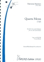 Quarta Messa fr Soli, gem Chor und Orchester Partitur
