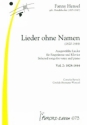 Lieder ohne Namen Band 2 (1828-1844) fr Singstimme und Klavier