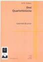 3 Quartettstcke fr 2 Violinen, Viola und Violoncello Partitur und Stimmen
