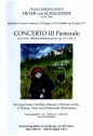 Konzert C-Dur op.8,1 Nr.3 (Pastorale) fr Orgel (Cembalo/Klavier) und Streicher (2 Hrner ad lib) Partitur