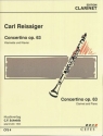 Concertino op.63 fr Klarinette und Orchester Klavierauszug (Klarinette und Klavier)
