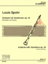 Andante und Variationen op.34 fr Klarinette und Klavier