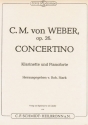 Concertino op.26 fr Klarinette und Klavier